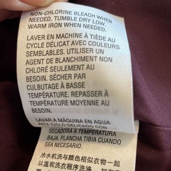 - Bar 111 Womens Burgundy Half Sleeve Swing Off Shoulder Midi Dress Size 4 - Picture 9 of 9